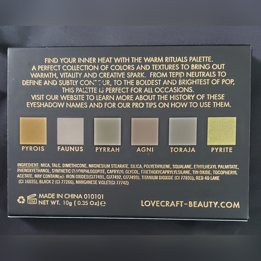 (NEW) Lovecraft beauty Eyeshadow Palette - Picture 3 of 3